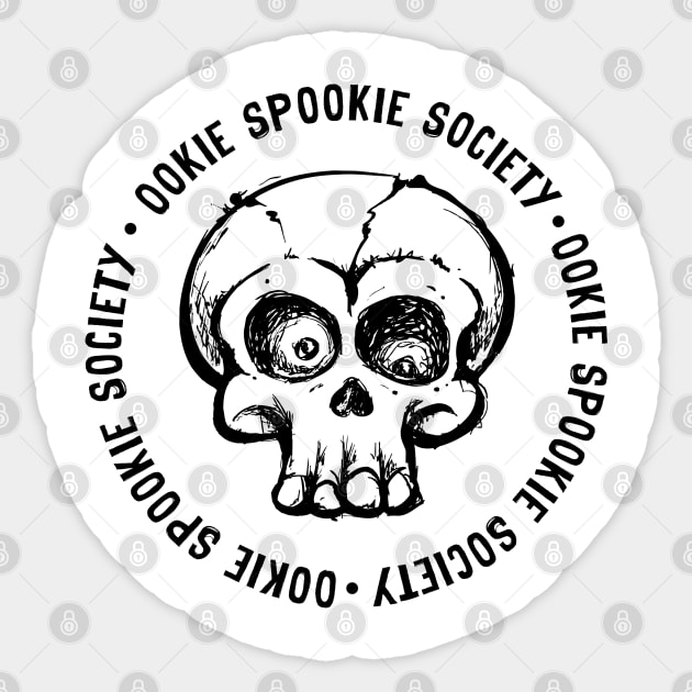 Ookie Spookie Society OsoDLUX Sticker by OsoDLUX